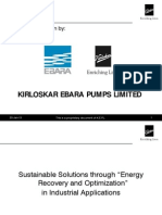 Kirloskar Ebara Pumps Limited: A Presentation by