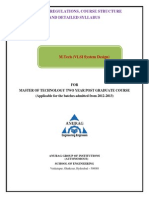 M.TECH VLSI System Design PDF