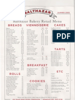 Balthazar Bakery Retail Menu - Englewood