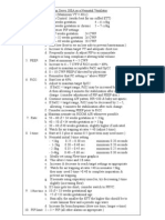 Neonatal Ventilator Vent Set-Up Cheatsheet