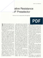 Negative Impedance Preselector