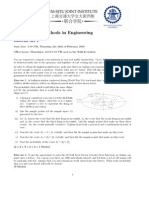 Probabilistic Methods in Engineering: Exercise Set 1