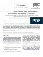 Waste Management in Cameroon A New Policy Perspective 2008 Resources, Conservation and Recycling