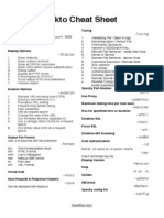 Nikto Cheat Sheet: - Tuning