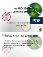 Sial Norme ISO 22000 - 2010 11