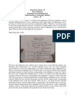 Structural Analysis - II Prof. P. Banerjee Department of Civil Engineering Indian Institute of Technology, Bombay Lecture - 05