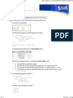 SAS Certification Practice Exam - Base Programming