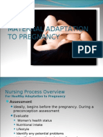 Maternal Adaptation To Pregnancy