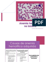 Anemia Hemolítica No Inmune