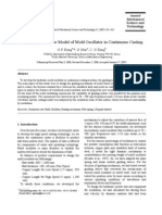 Development of New Model of Mold Oscillator in Continuous Casting