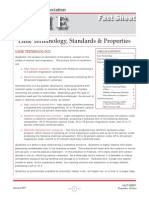 Fact Sheet: Lime Terminology, Standards & Properties