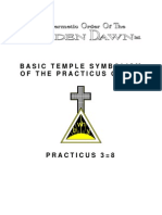 GOLDEN DAWN 3 8 Basic Temple Symbolism of The Practicus Grade