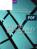 How To Get Your PHD