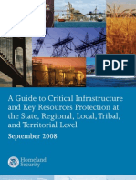 Critical Infrastructure & Key Resources Protection: State, Regional, Local, Tribal & Territorial