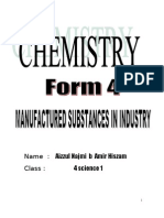 Chemistry Form 4 Chapter 9 Manufacture Substances in Industry