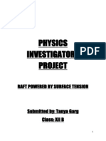 Physics Investigatory Project For Class 12th