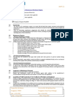 SWP-23 Maintenance Machinery Regime Daiman