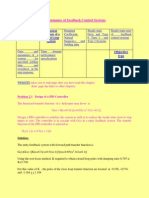 Control System Performance PDF