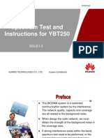 U-LI 201 Spectrum Test and Instructions For YBT250-20080613-A-1.0