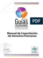 Manual de Capacitacion de Derechos Humanos