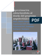 Aproximación Estructuralista Al Diseño Del Programa Arquitectónico