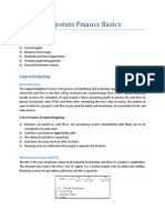 Corporate Finance Basics