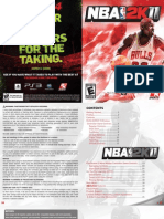 NBA2K11 PS3 Extended Manual