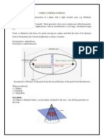 Conic Section Engineering Drawing