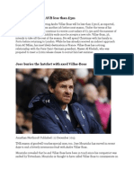 Spurs Likely To Pay AVB Less Than 3m