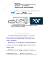 The Flow Chart of Tires Pyrolysis Equipment