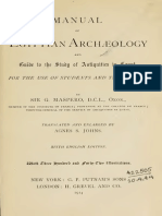 Maspero Manual of Egyptian Archaeology