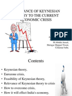 Relevance of Keynesian Theory To The Current Economic