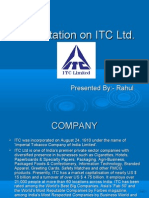 Presentation On ITC Ltd.