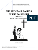 The Office and Calling of The Evangelist - Study Guide