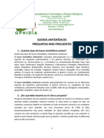 Preguntas Frecuentes Sobre Antiofídicos - Héctor Charry Restrepo