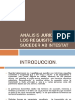 Análisis Jurídico de Los Requisitos para Suceder Ab