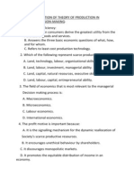 MCQ Economics