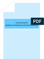 Lectura y Escritura Diversidad y Continuidad en Las Situaciones Didacticas