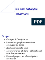 Catalysis and Catalytic Reactions