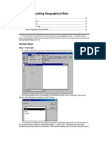 Practice 3: Inputting Geographical Data: Arcview Steps