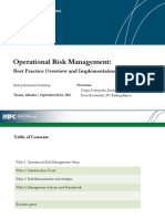 Operational Risk in Bank