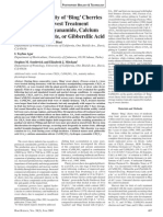 Postharvest Quality of Bing Cherries Following Preharvest Treatment With Hydrogen Cyanamide, Calcium Ammonium Nitrate, or Gibberellic Acid