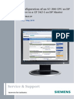 Service & Support: Configuration of An S7-300 CPU As DP Slave To A CP 342-5 As DP Master