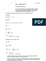 Mechanical Principles - Assignment 3