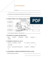 Actividades de Repaso para Examen Unidad I