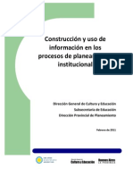 Uso de Información para El Planeamiento Institucional