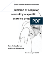 Scapula Strengthening Exercises Evidence and Summary.