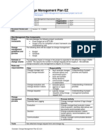 Change Management Plan 