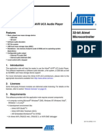 Atmel AVR32839: AVR UC3 Audio Player: 32-Bit Atmel Microcontroller Application Note