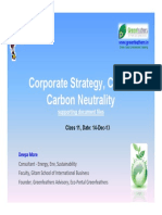 Corporate Strategy, CER & Carbon Neutrality - 14!12!13